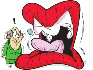 الست هى الحكومة.. وجوزها المتحدث الرسمى