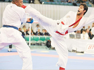 اعتزال بطل العالم فى الكاراتيه
