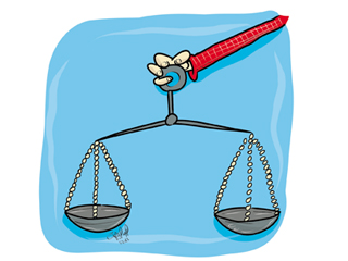 الميزان والتردد