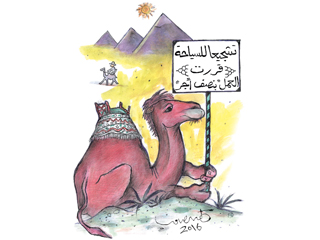 كاريكاتير كمال الصاوي
