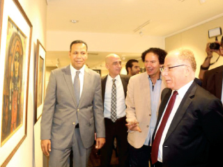 وزير الثقافة يحتفى بمسيرة عبدالعال الفنية