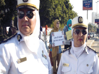نساء فى مهمة رسمية الشرطة النسائية نجحت  فى قهر المتحرشين