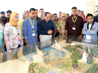 المؤتمر الوطنى بالإسماعيلية .. الشباب يسأل.. والرئيس يجيب