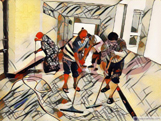 لأن الحكومة لم تشمر بنطلونها ولا مسكت مقشة!