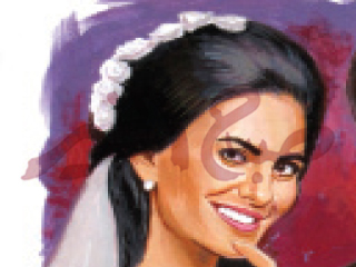 أحدث عروس بالدراما التليفزيونية..  ولاء الشريف :   (أبو العروسة) بروزنـــــى