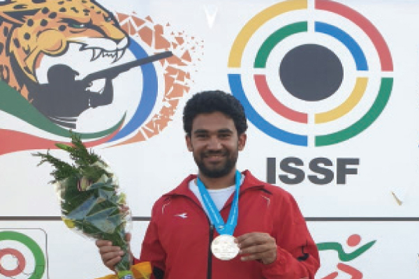 أحمد زاهر بطل الرماية الأوليمبى: لن أتنازل  عن تحقيق حلمى