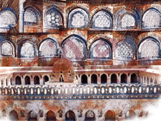 حكاية مبنى 129 نافذة مختلفة فى جامع واحد