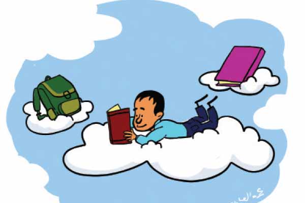 مكتبة المدرسة ..أنت وبختك