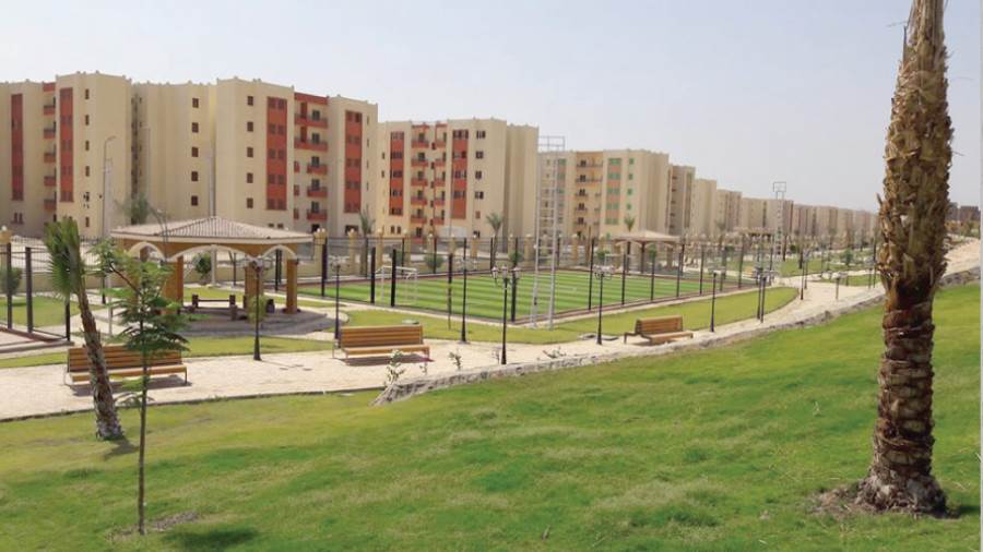 وحدات سكنية تضم مناطق خدمية ومساحات خضراء
