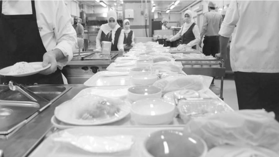 إعداد الوجبات حسب الرغبات