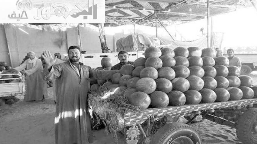 موسم الإقبال على البطيخ