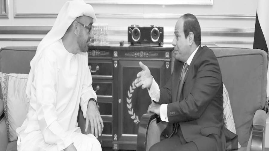 علاقات أخوية تربط مصر والإمارات المتحدة - صورة ارشيفية
