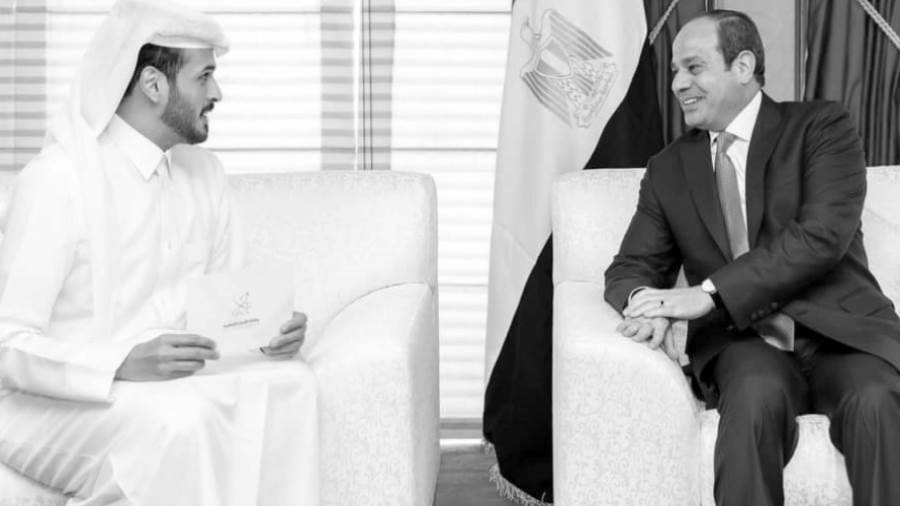 الرئيس يؤكد على ضرورة غلق الباب أمام أى تدخلات أجنبية