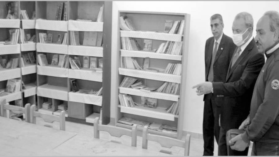 محافظ القليوبية خلال جولته متفقدا المشروعات الجديدة