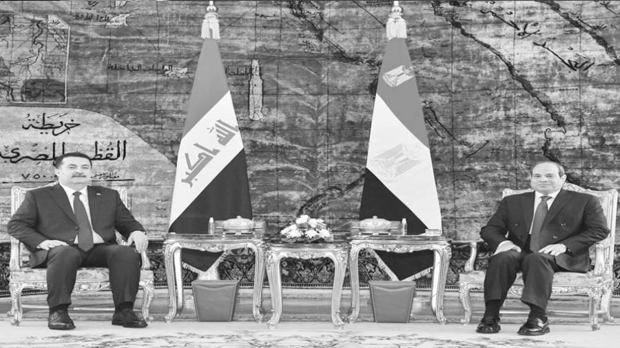 علاقات وثيقة تربط مصر والعراق