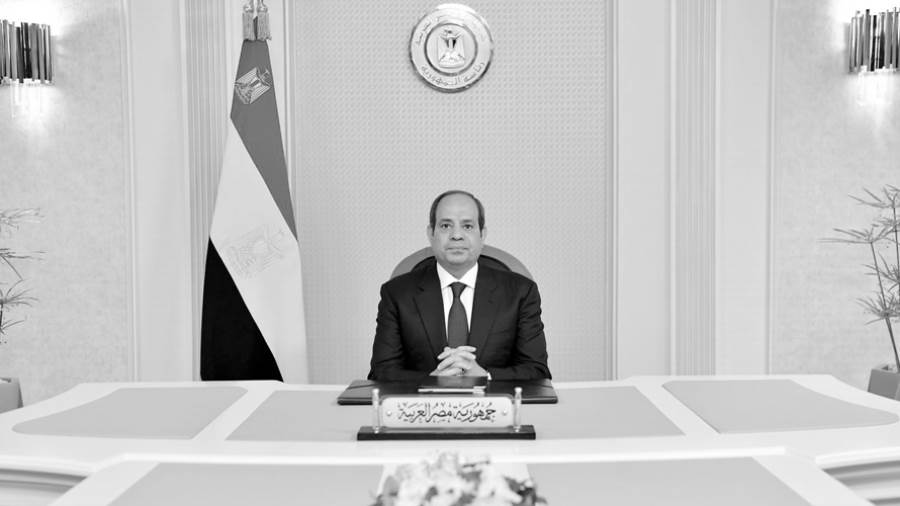 الرئيس يلقى كلمته فى افتتاح الحوار الوطنى