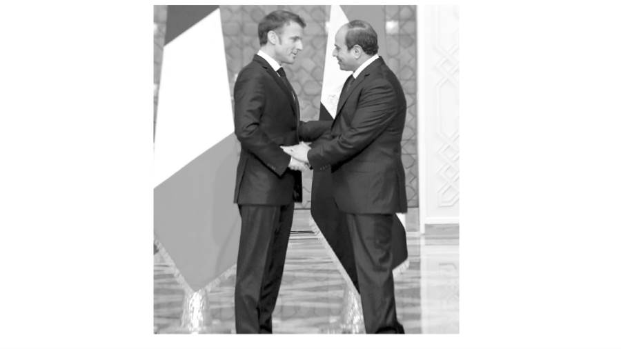 اتفاق مصرى فرنسى على ضرورة التهدئة