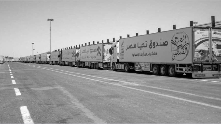 تعنت الاحتلال الإسرائيلى بمنع دخول المساعدات من معبر رفح