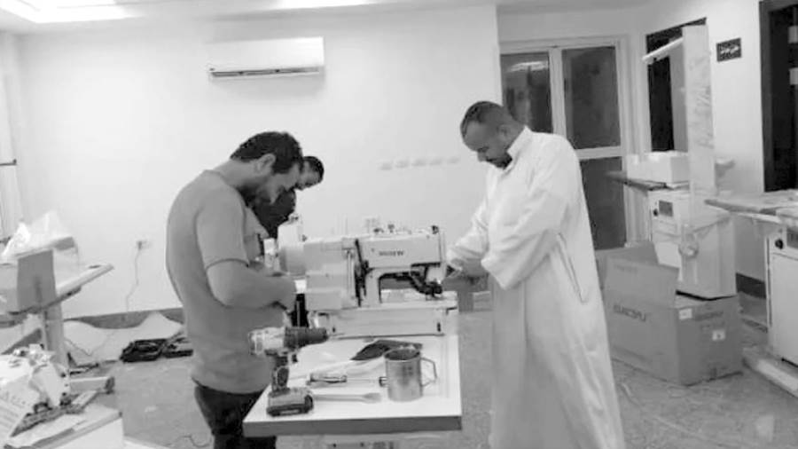 تركيب المشاغل الجديدة