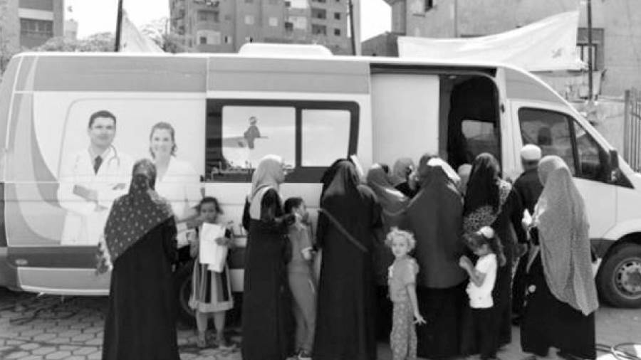 الوصول للمرضى لتقديم خدمات صحية