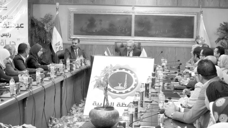 وفد التخطيط فى زيارة نهطاى