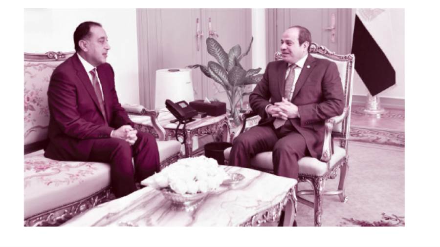 من لقاء الرئيس السيسى برئيس الوزراء