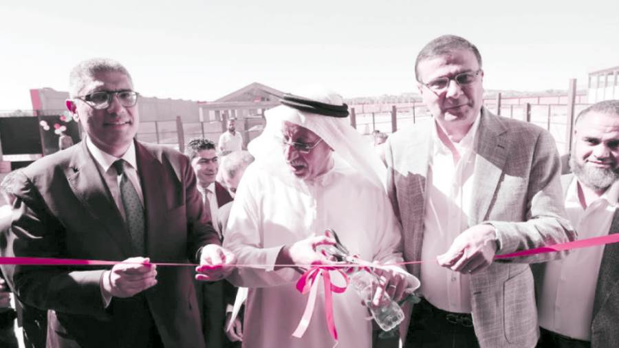 من افتتاح المشروعات التنموية بالواحات