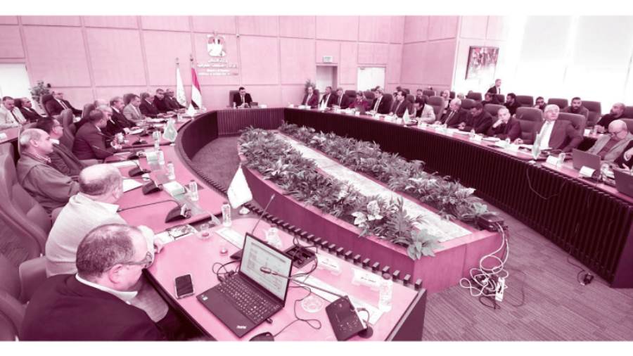 اجتماع الوزير ومسئولى المبادرة