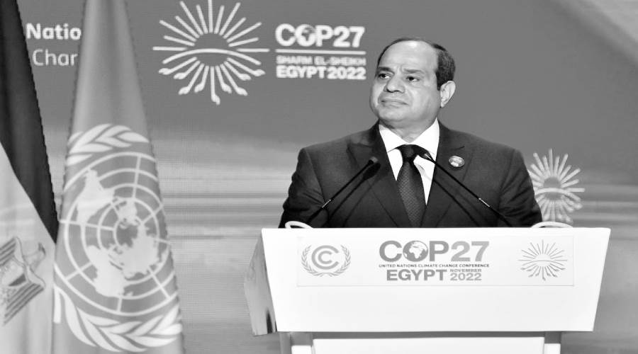 نصر مصرى محقق فى قضية المناخ من خلال Cop27