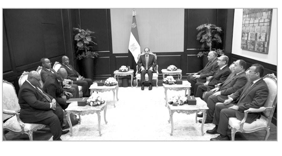 لقاء الرئيس مع رئيس وزراء بوروندى