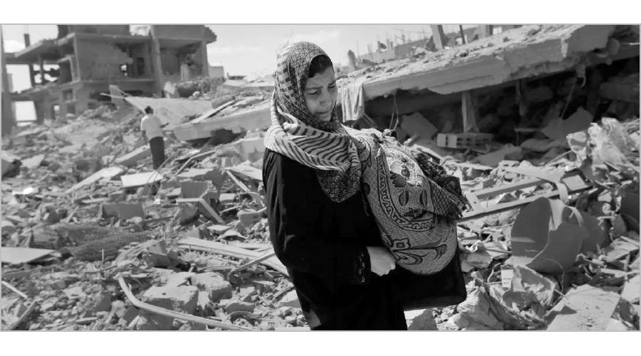 الفلسطينيون يعيشون كارثة إنسانية