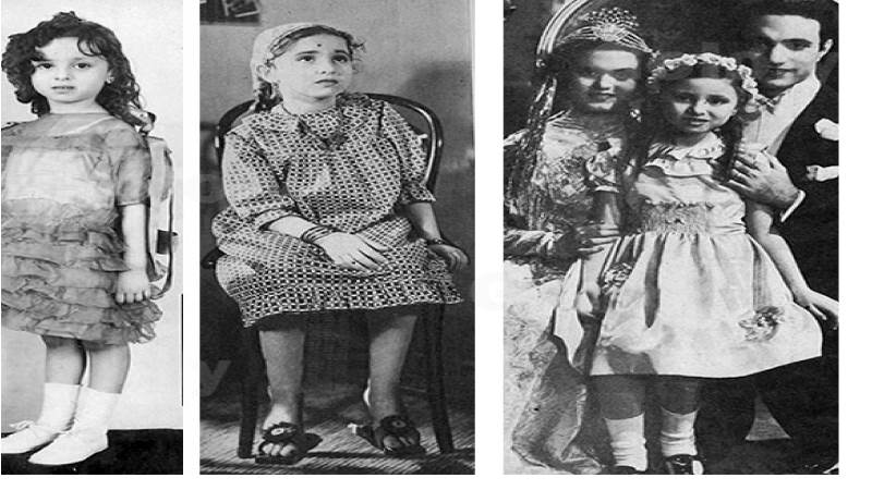 عبد الوهاب والطفلة «فاتن»