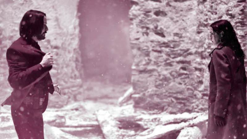 كيانو ريفز و آنا دى أرماس فى مشهد من فيلم باليرينا