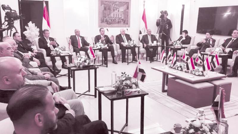 اجتماع أحزاب وممثلى القائمة الوطنية قبل جولة الإعادة