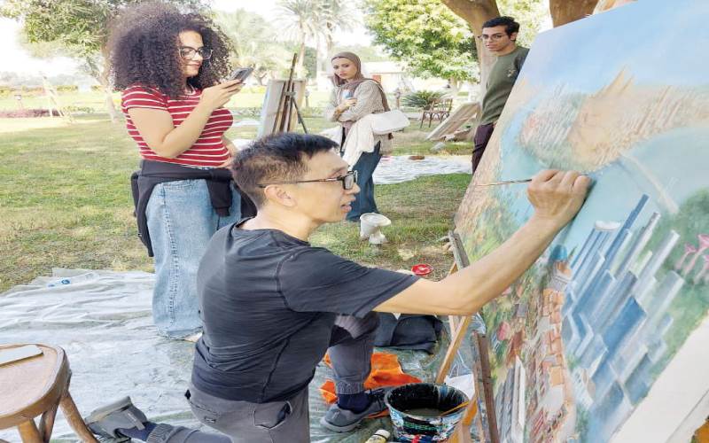 الفنان السنغافورى بيب يو تشونج