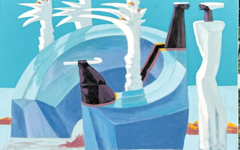 لوحة للفنان طاهر حمودة