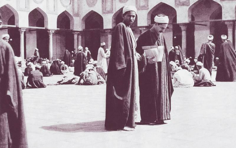 الشيخ محمد رفعت فى صحن الجامع الأزهر الشريف سنة 1929