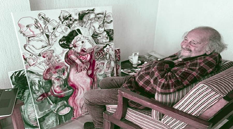 بهجورى فى مرسمه