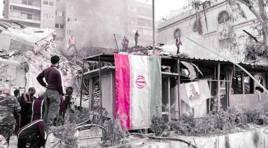 مبانٍ مدمرة فى طهران