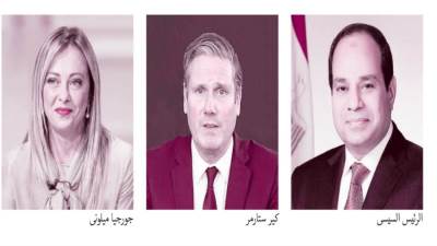 إدخال المساعدات وسرعة بدء إعمار غزة