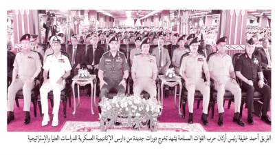 تأمين الحدود        وإرساء دعائم الأمن والاستقرار فى المنطقة