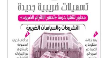 تسهيلات ضريبية جديدة