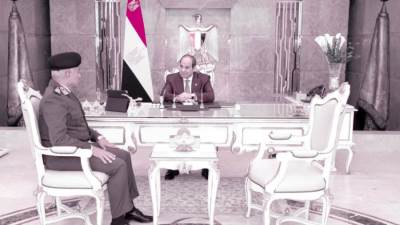 استقبل الرئيس عبدالفتاح السيسى، الفريق أول  عبدالمجيد صقر القائد العام للقوات المسلحة وزير الدفاع والإنتاج  الحربى.